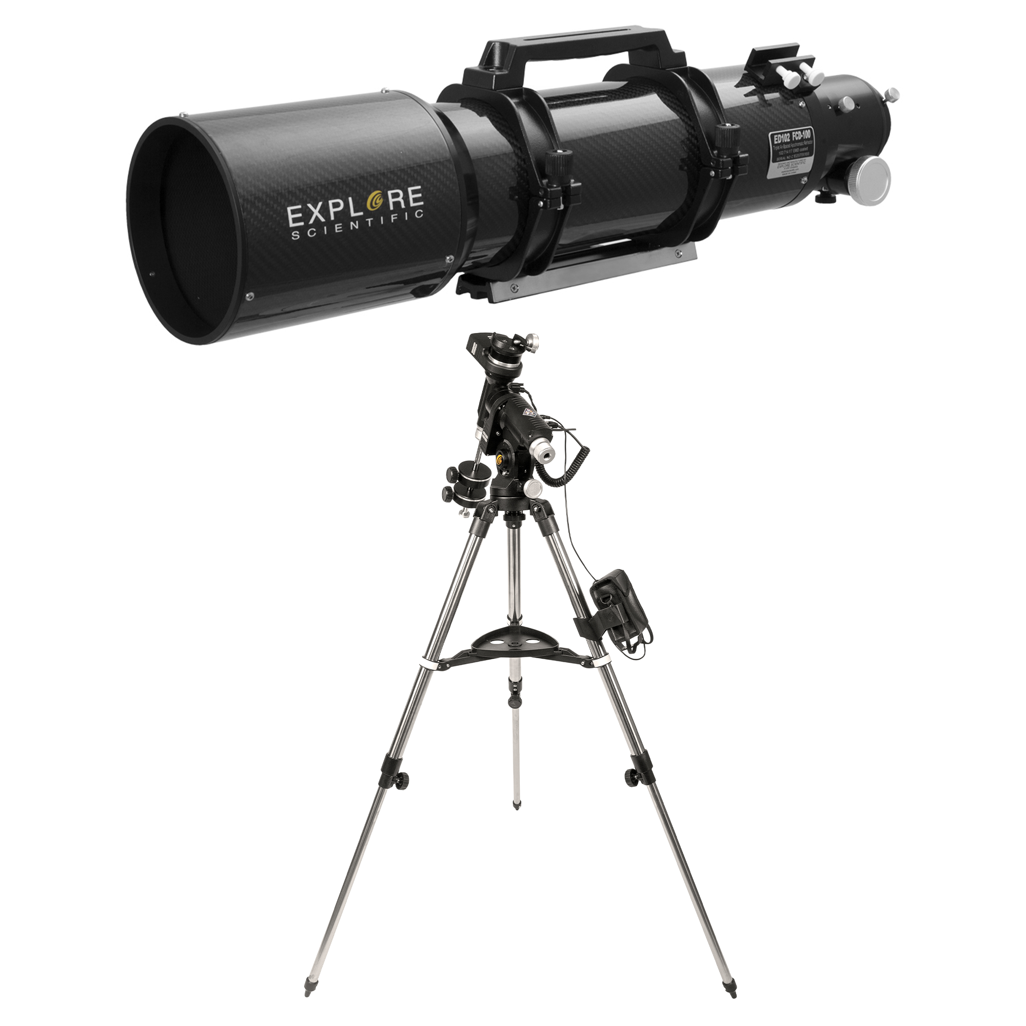 Explore Scientific ED102-FCD100 Triplet Teleskop + iEXOS-100 Bundle