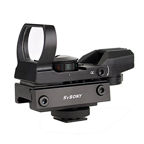 SVBONY Red Dot Visier 20/22mm Reflexvisier Metall 4 Absehen