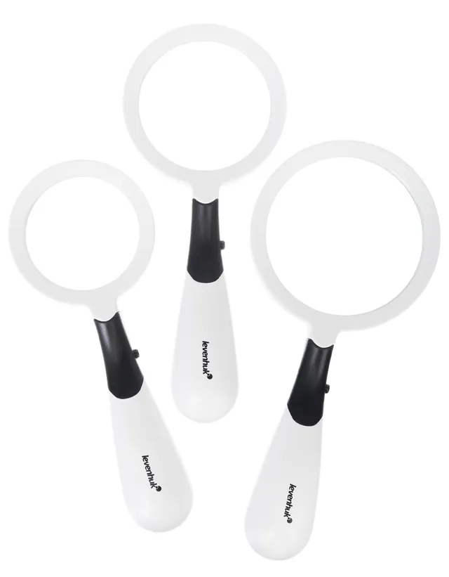 Levenhuk Zeno Multi ML13 Lupe Set 2x/3x/4x LED 3 Lupen