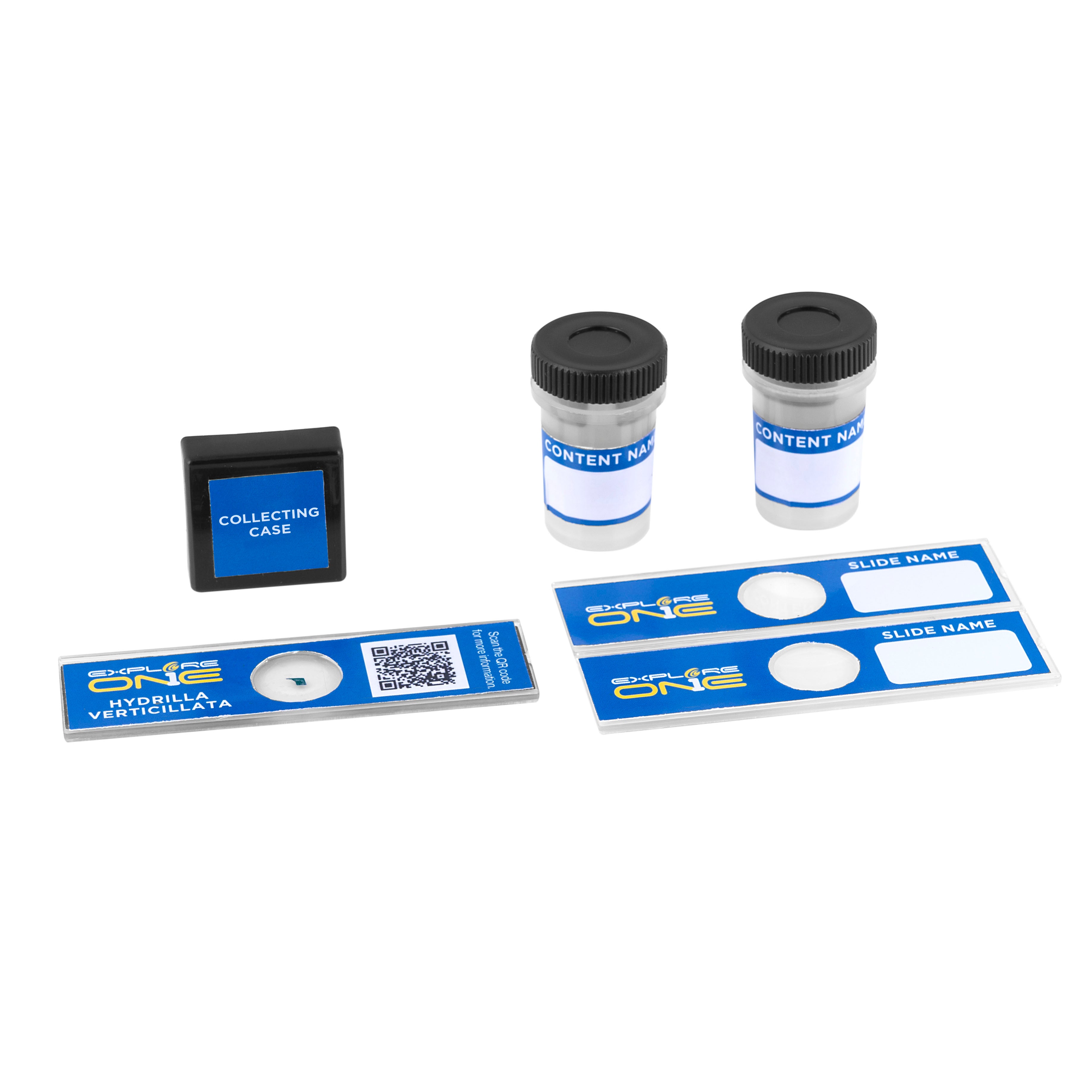 Explore One Mikroskop 100x-1200x Set Blau Einsteiger