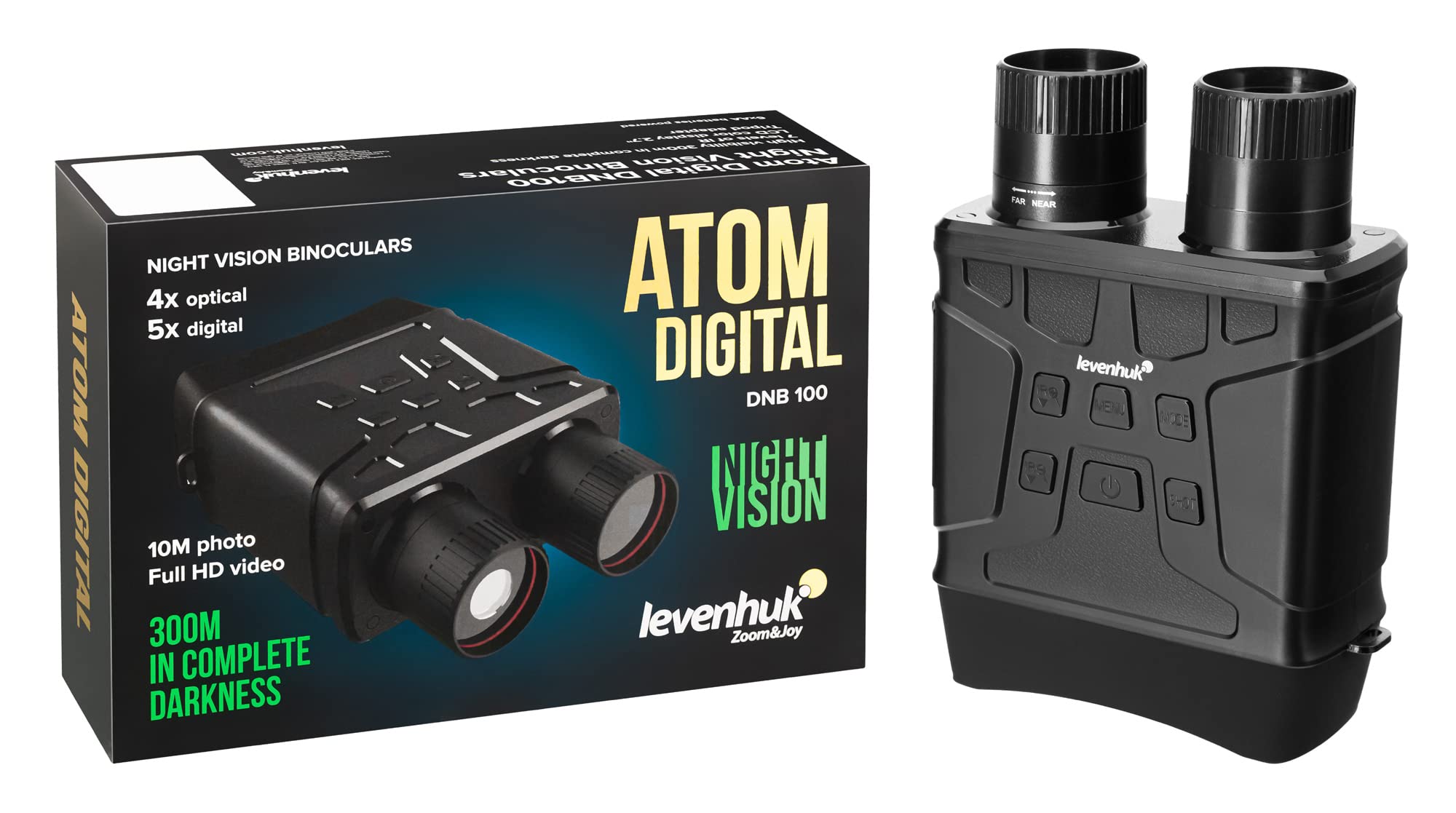 Levenhuk Atom DNB100 Nachtsichtfernglas mit Rekorder