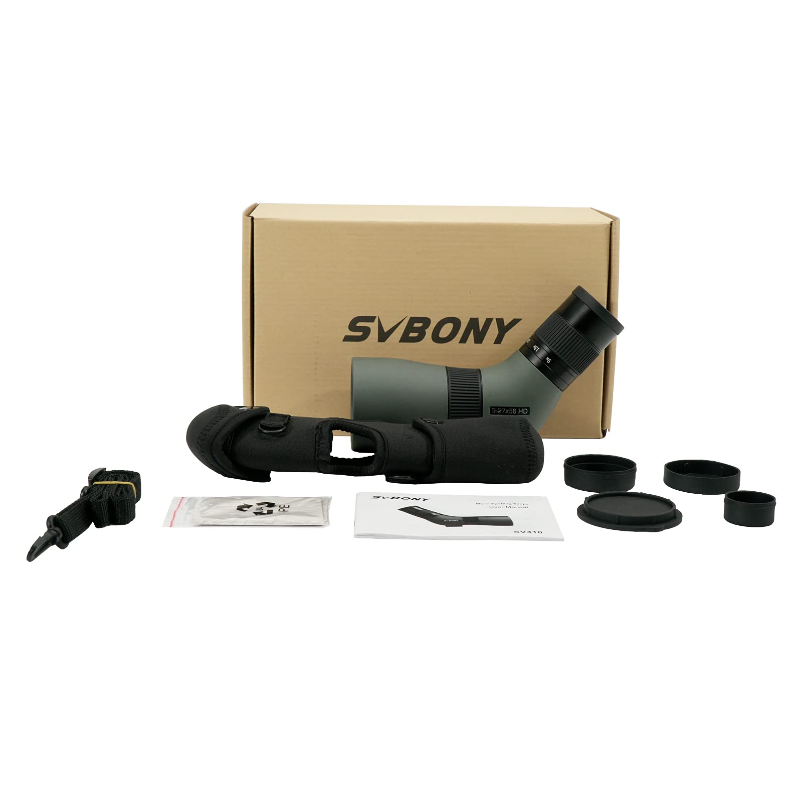 SVBONY SV410 9-27x56 Spektiv ED-Glas kompakt