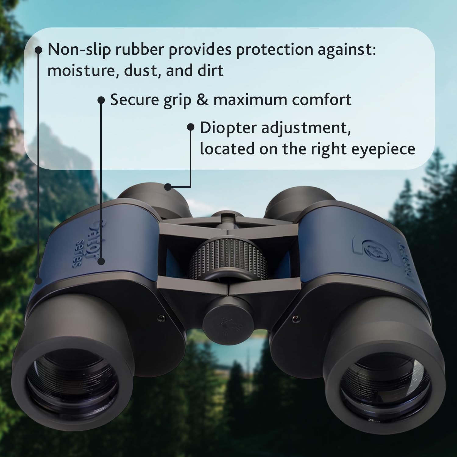 Discovery Gator 8x40 Fernglas wasserdicht Weitwinkel