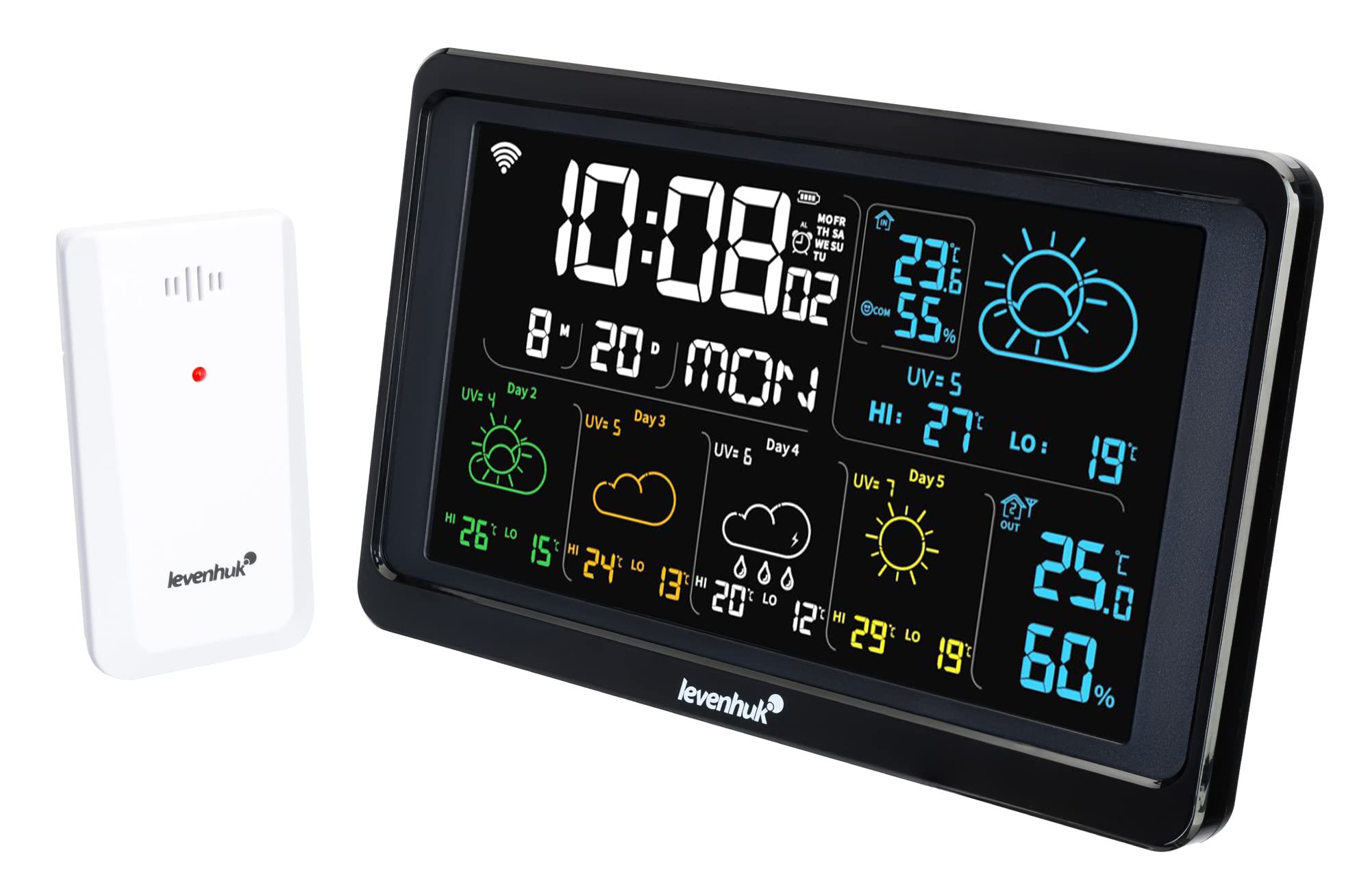 Levenhuk Wezzer PLUS LP80 Wetterstation WLAN 8-Zoll Display