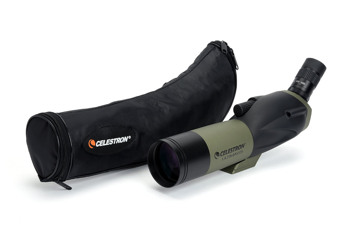 Celestron Ultima 18-55x65 Spektiv gewinkelt mit Smartphone-Adapter