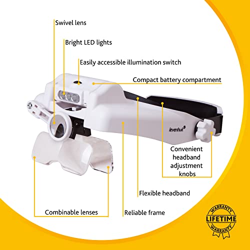 Levenhuk Zeno Multi ML9 Lupe LED 3x/10x/16x
