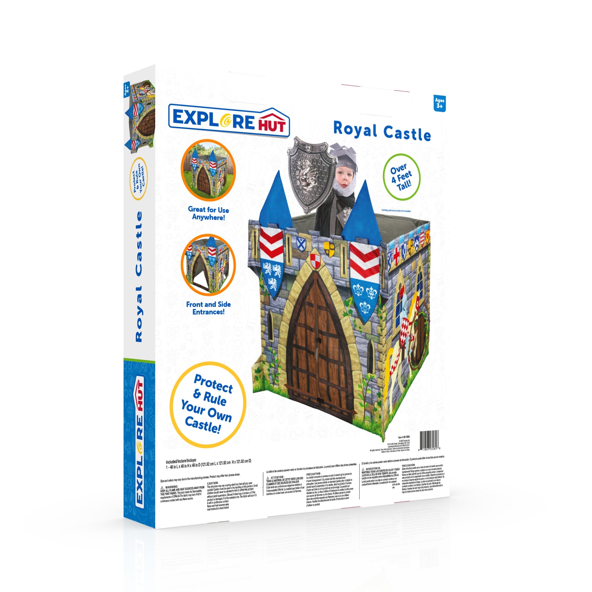 Explore Hut Royal Castle Spielzelt Burg ab 3 Jahren