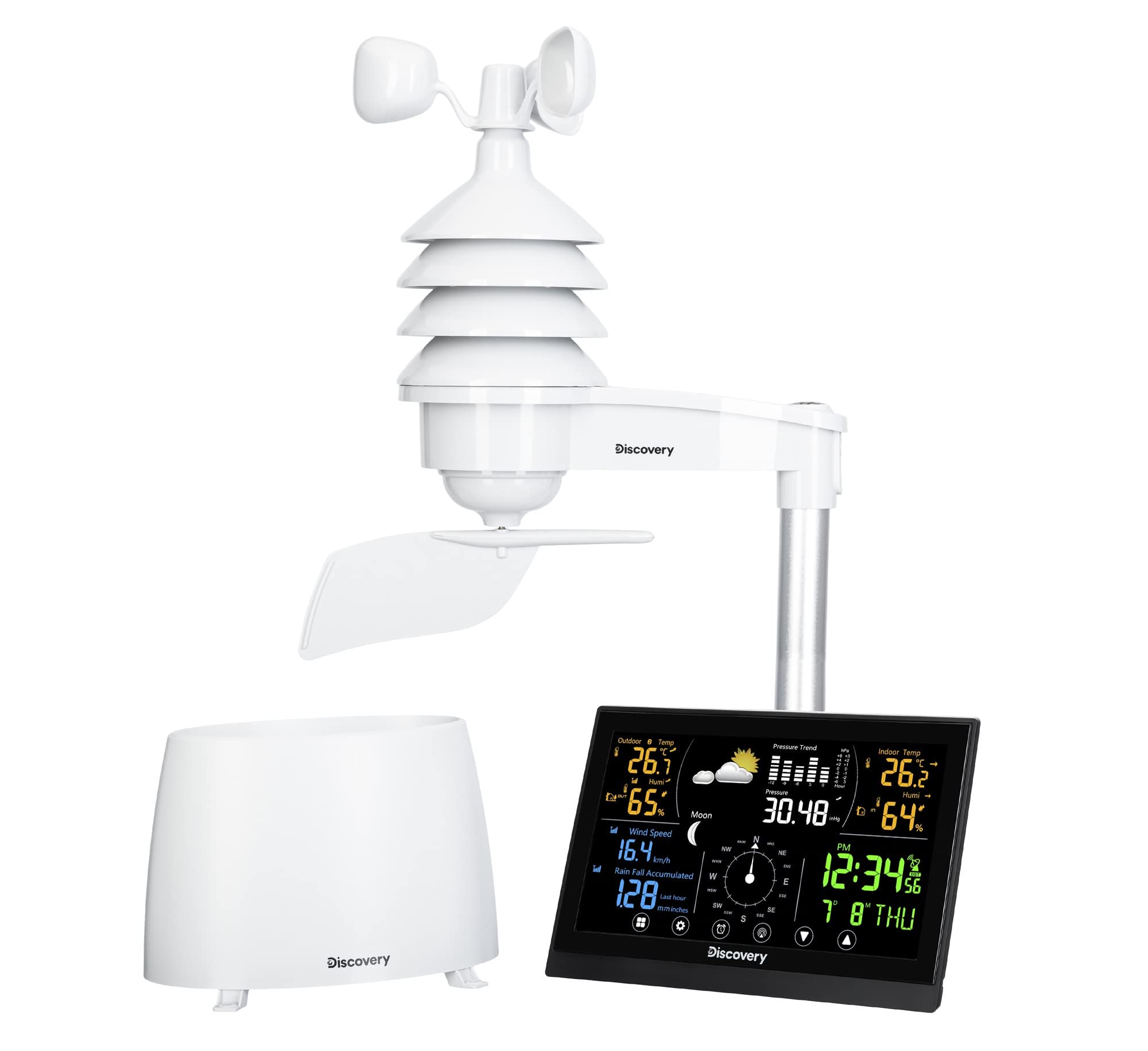 Discovery Report WA60 Wetterstation Wind Regen Luftdruck