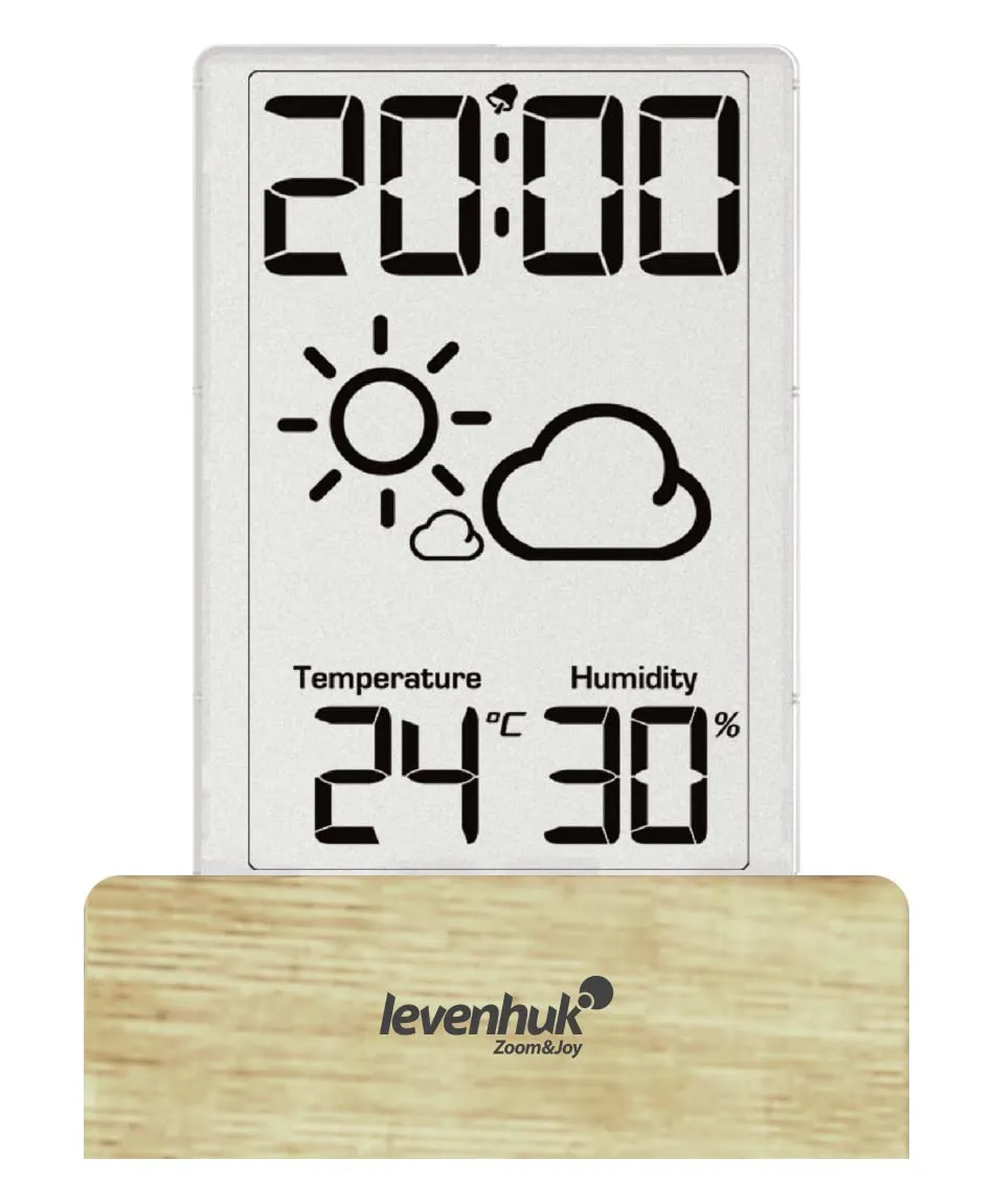 Levenhuk Wezzer Base L60 Thermohygrometer mit Uhr