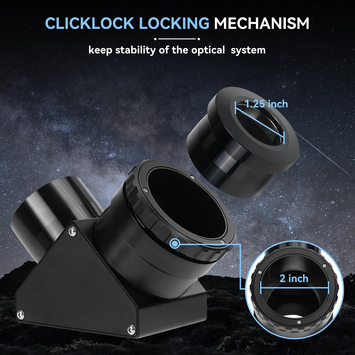 SVBONY SV223 Zenitspiegel 2 Zoll 90° 99% Clicklock
