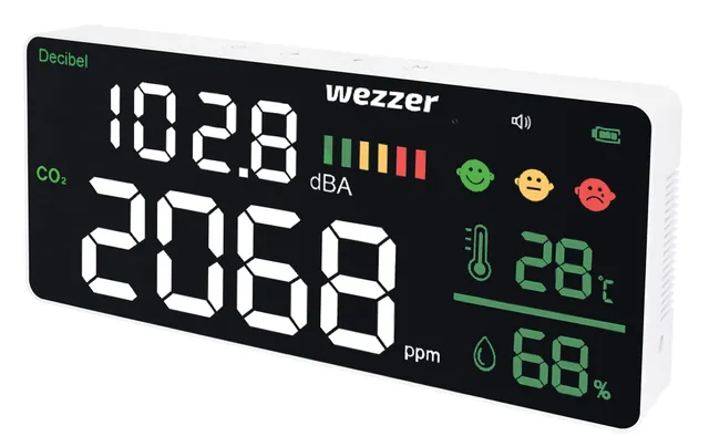 Levenhuk Wezzer Air PRO CN20 Luftqualitätsmonitor Lärm CO2