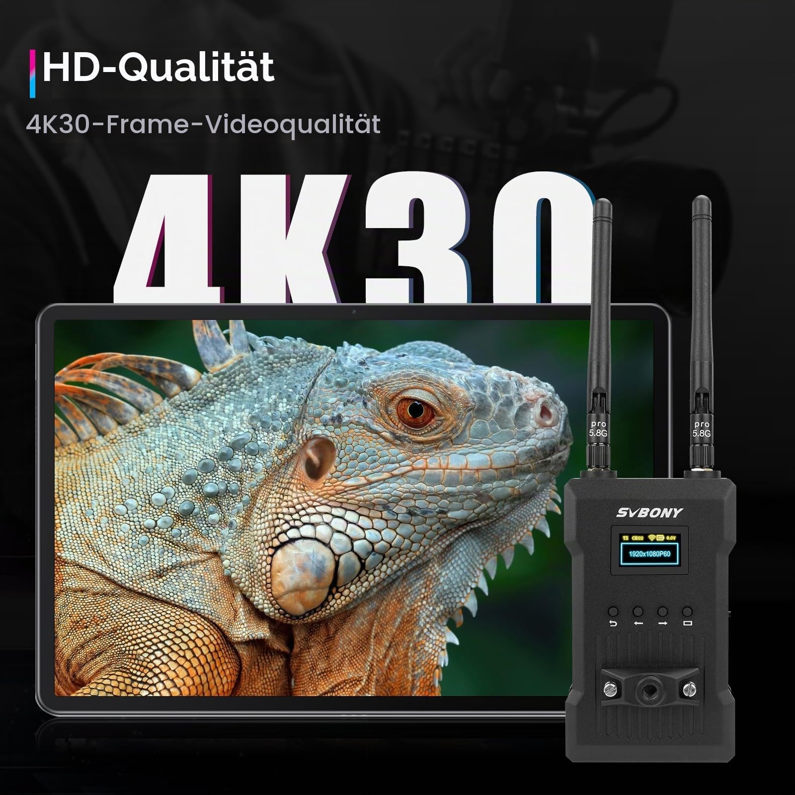 SVBONY ST1 4K Funk HDMI Sender Empfänger Set 300m