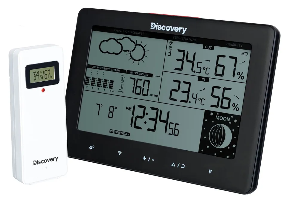 Discovery Report WA10 Wetterstation mit Barometer und Sensor