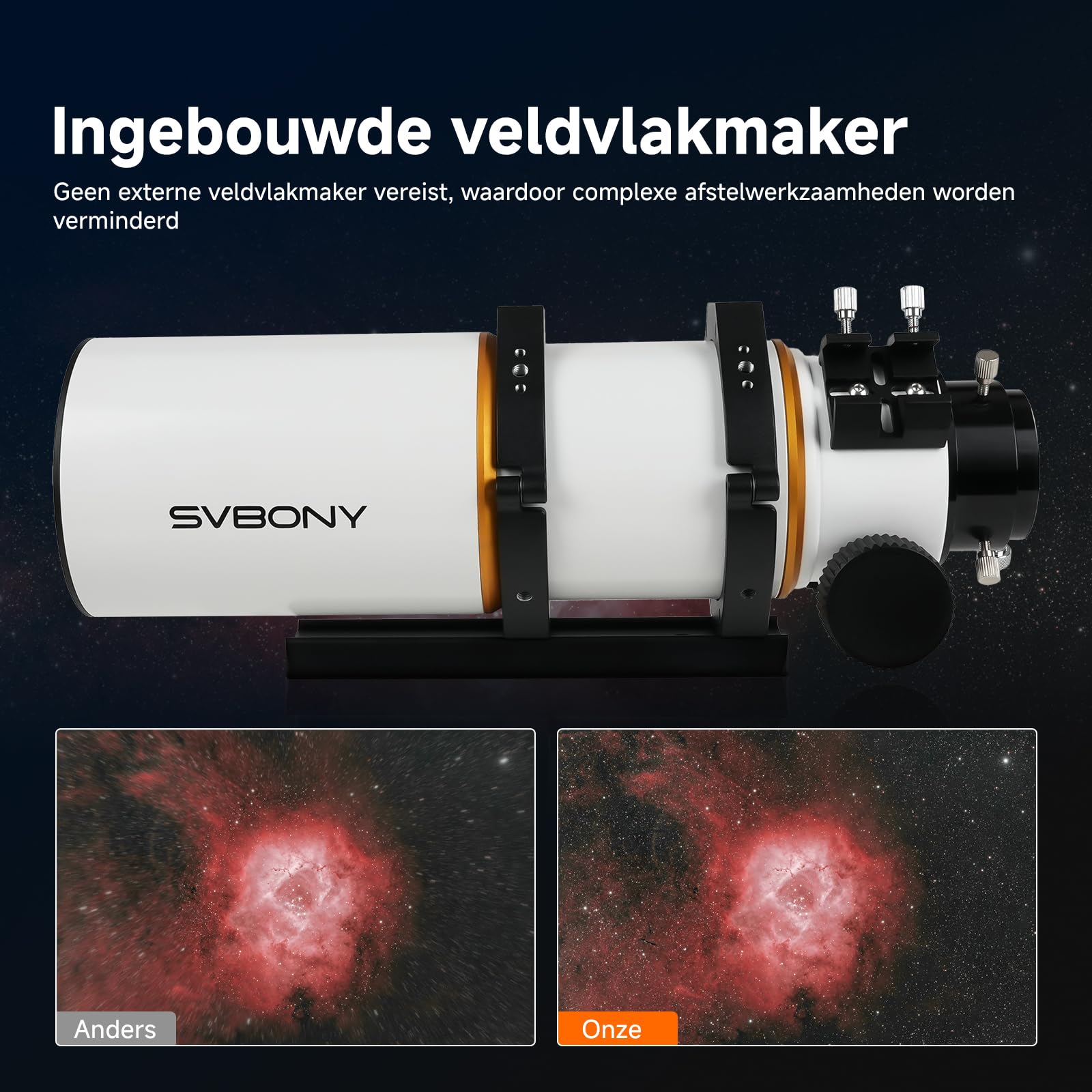SVBONY SV530 80mm f/6 ED Refraktor-Teleskop Triplet