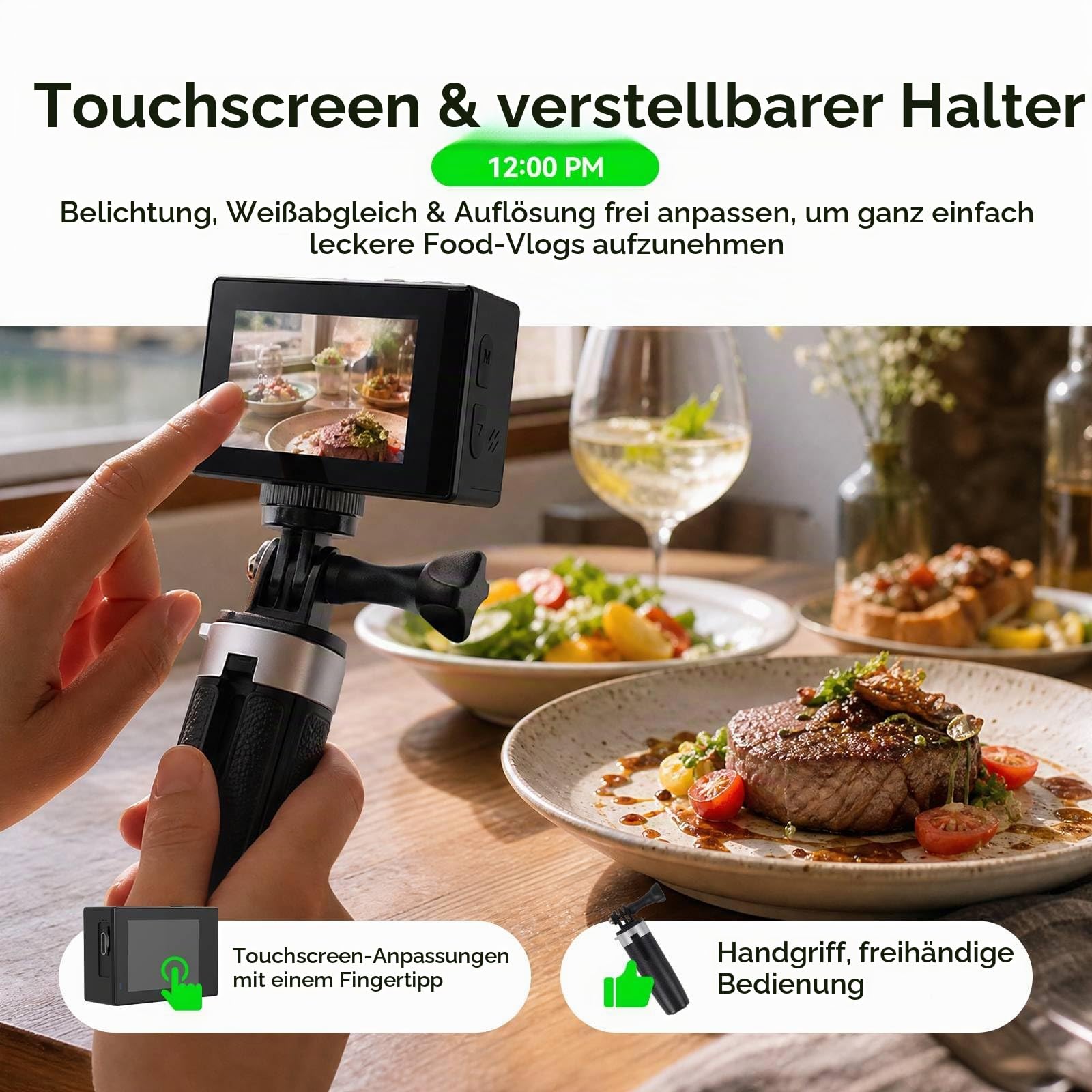SVBONY SVGo2 4K Actioncam Reisekamera Reise-Kit EIS