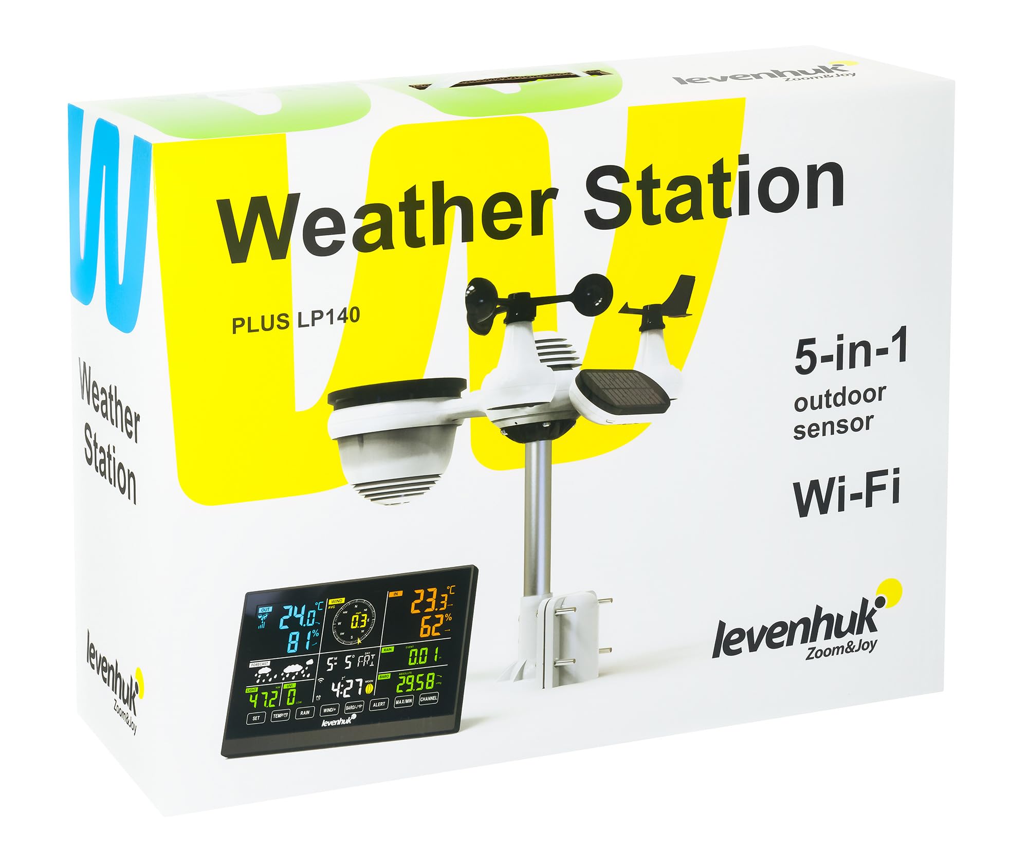 Levenhuk Wezzer PLUS LP140 7-in-1 Wetterstation mit Windrichtung