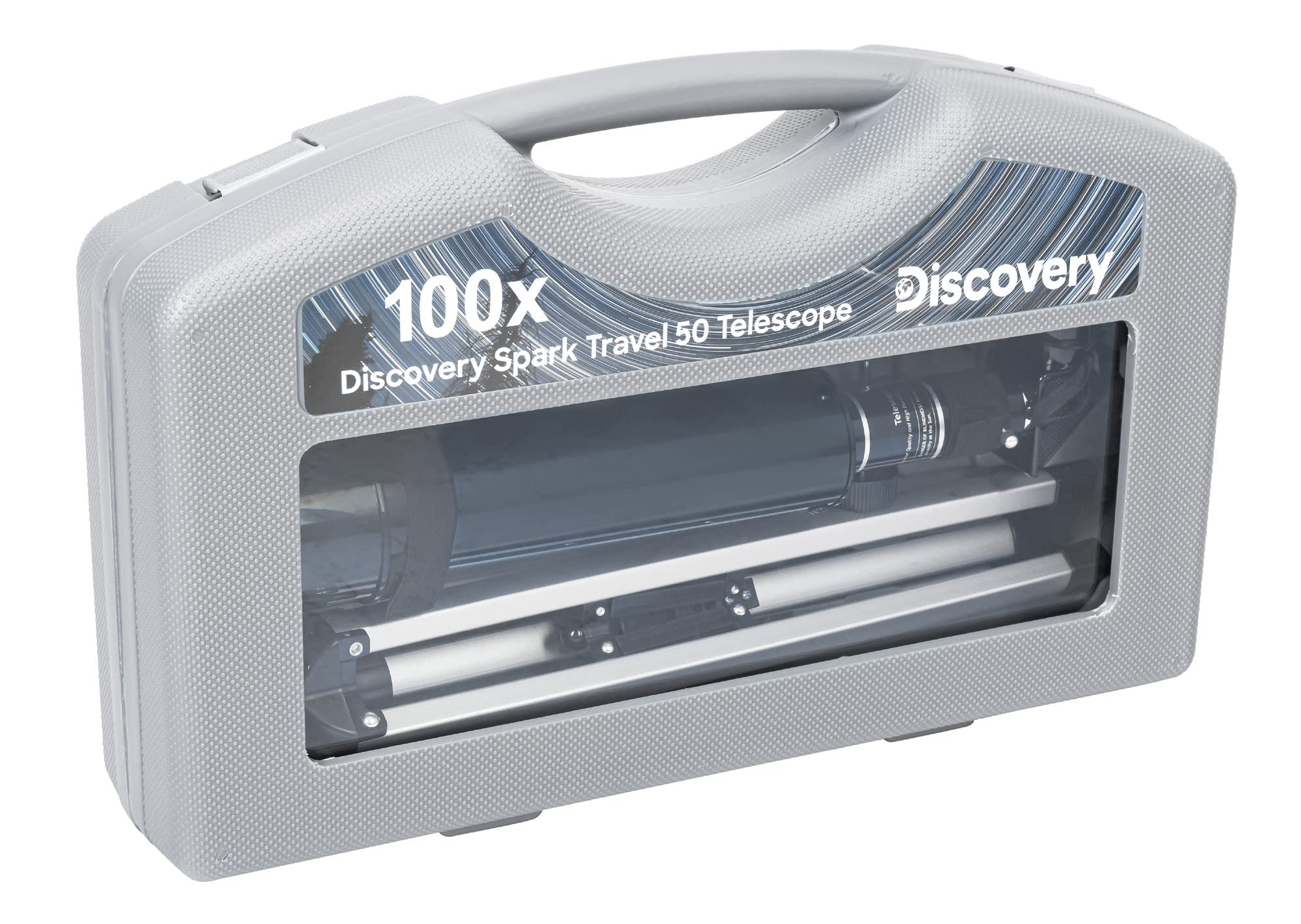 Discovery Spark Travel 50 Teleskop mit Buch Englisch Refraktor