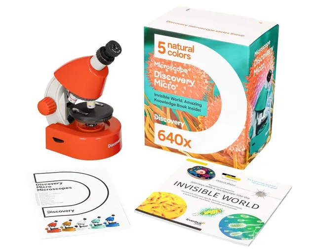 Levenhuk Discovery Micro Terra Mikroskop 40-640x Kinder