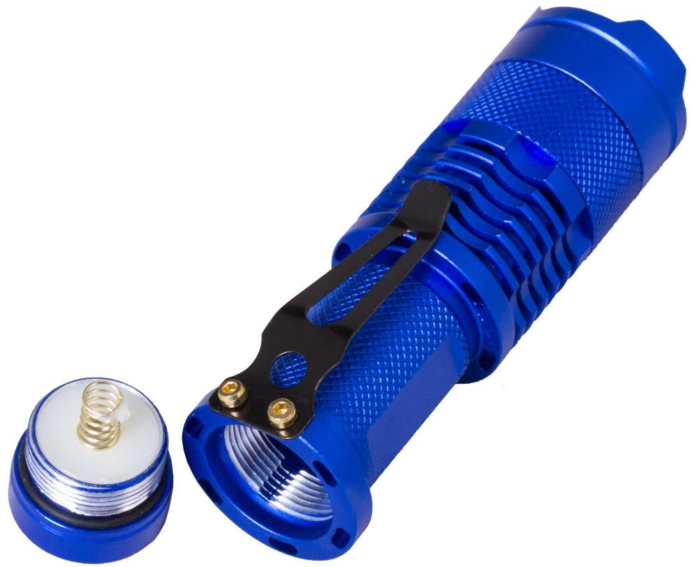 Levenhuk LabZZ F3 LED-Taschenlampe 3W Metall mit Clip