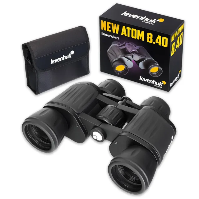 Levenhuk New Atom 8x40 Fernglas Porro leicht Stativ