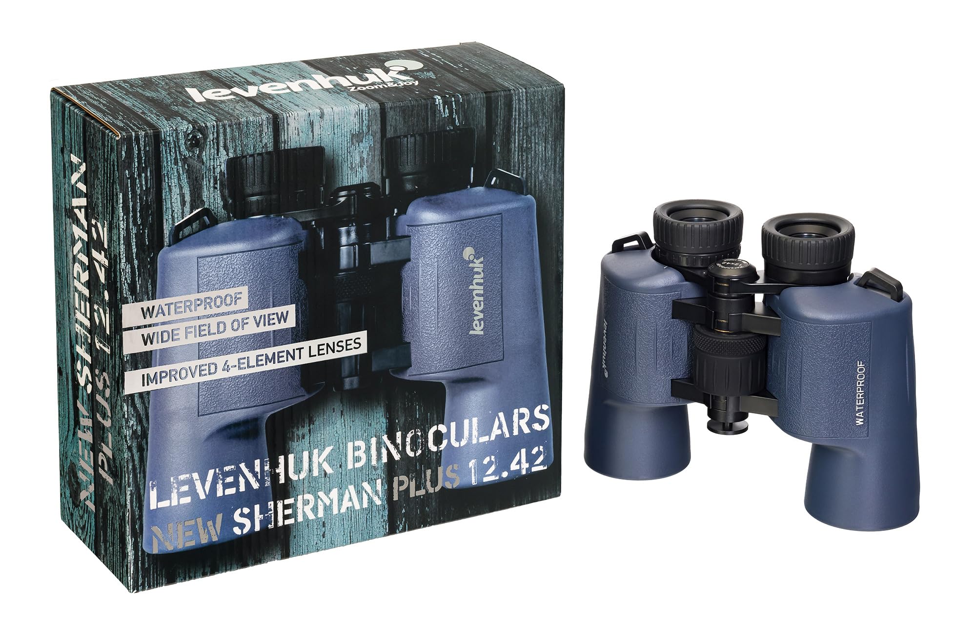 Levenhuk New Sherman Plus 12x42 Fernglas kompakt BaK-4