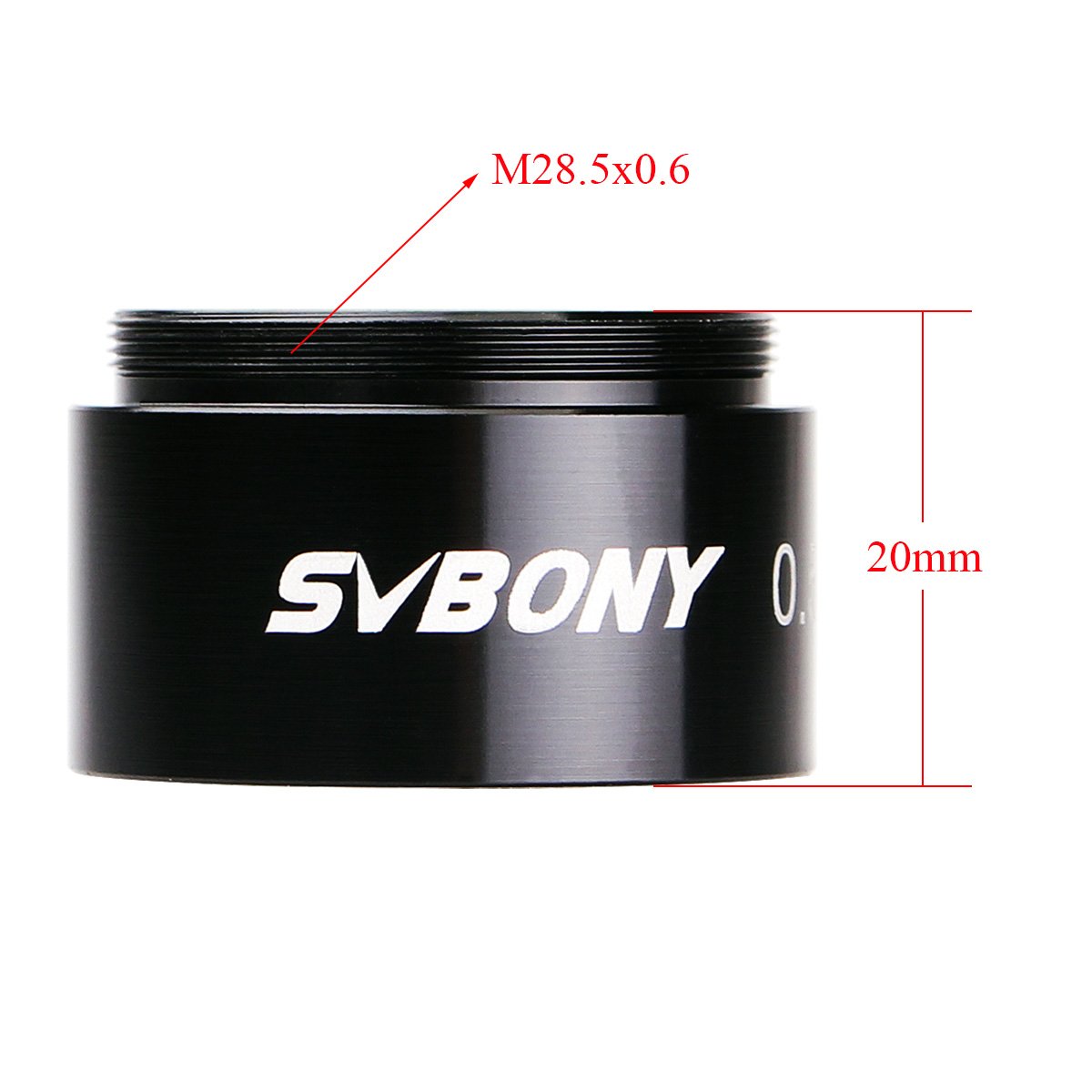 SVBONY Astro Accessories Barlowlinse 1.25" 0.5x Reducer