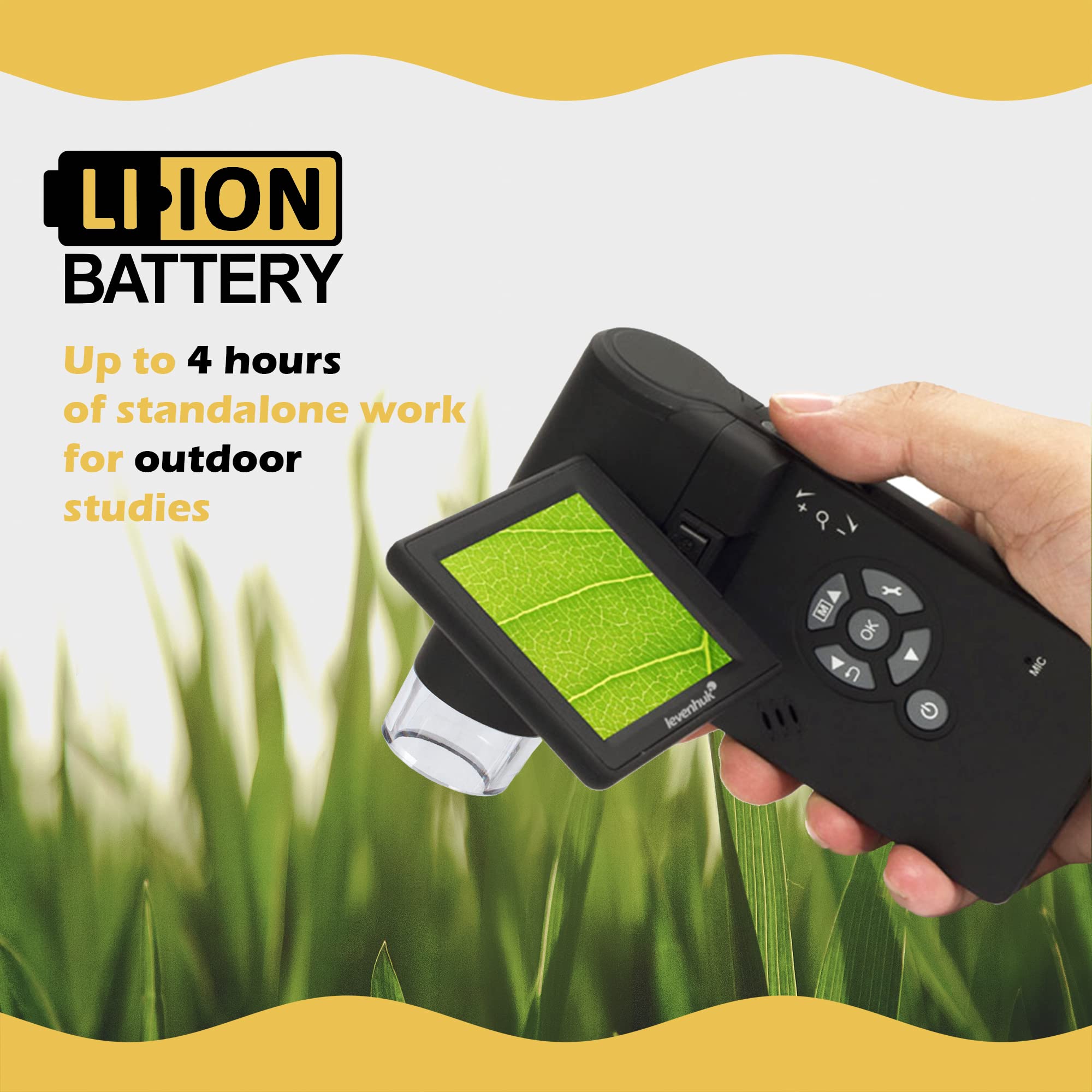 Levenhuk DTX 500 Mobi Digitalmikroskop 20-500x LCD
