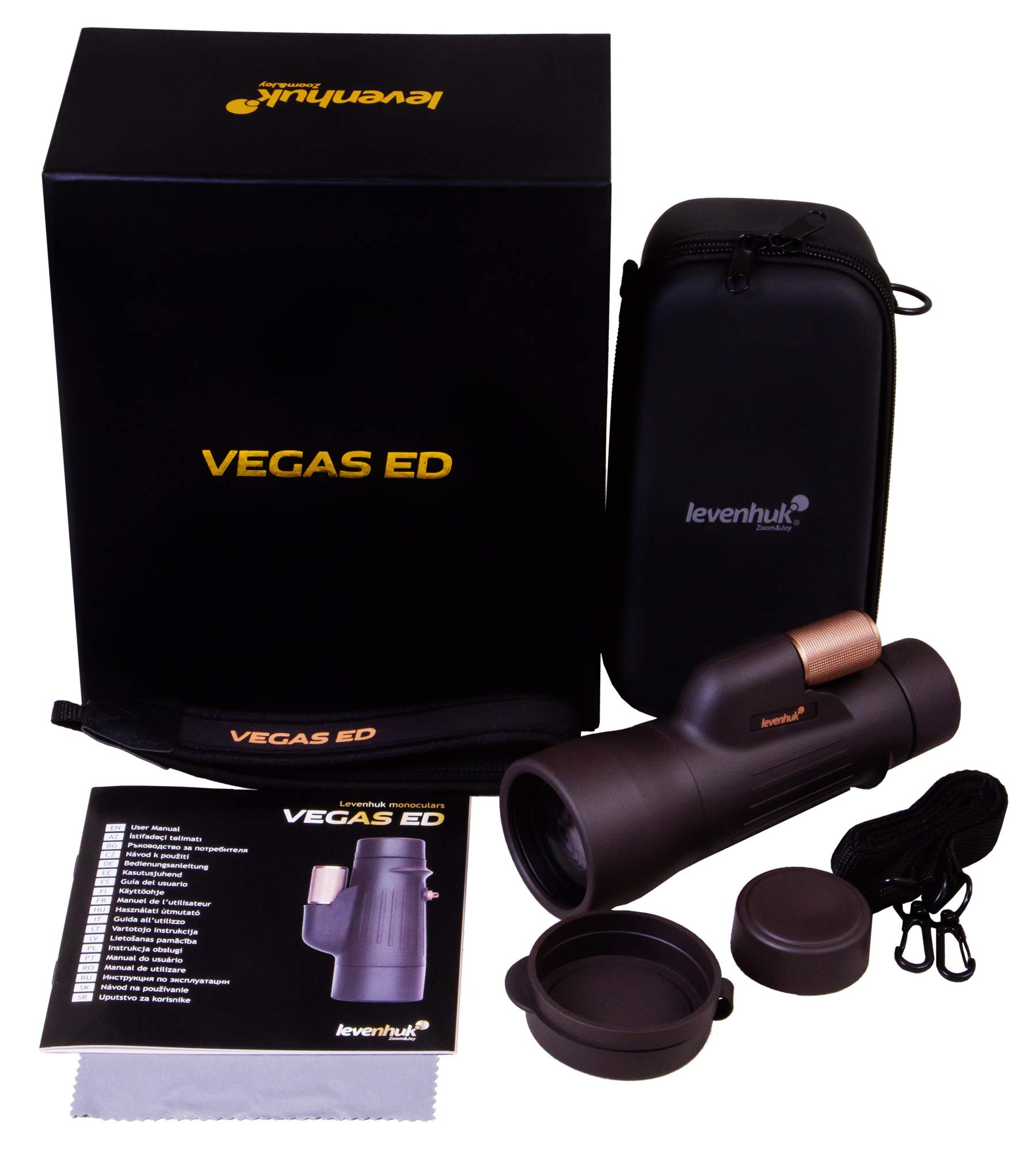 Levenhuk Vegas ED 10x50 Monokular ED-Glas wasserdicht kompakt