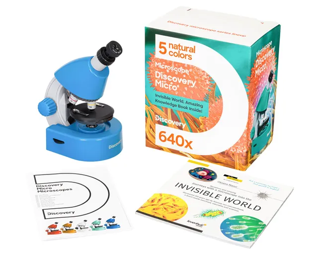 Levenhuk Discovery Micro Gravity Mikroskop 40-640x Kinder