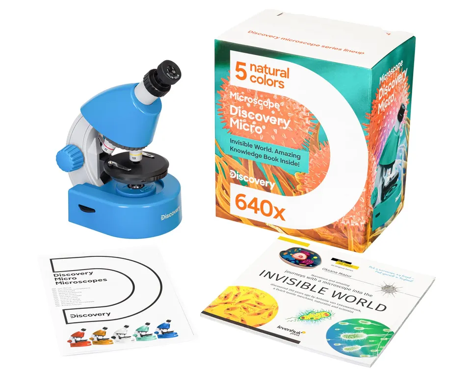 Levenhuk Discovery Micro Gravity Mikroskop 40-640x Kinder