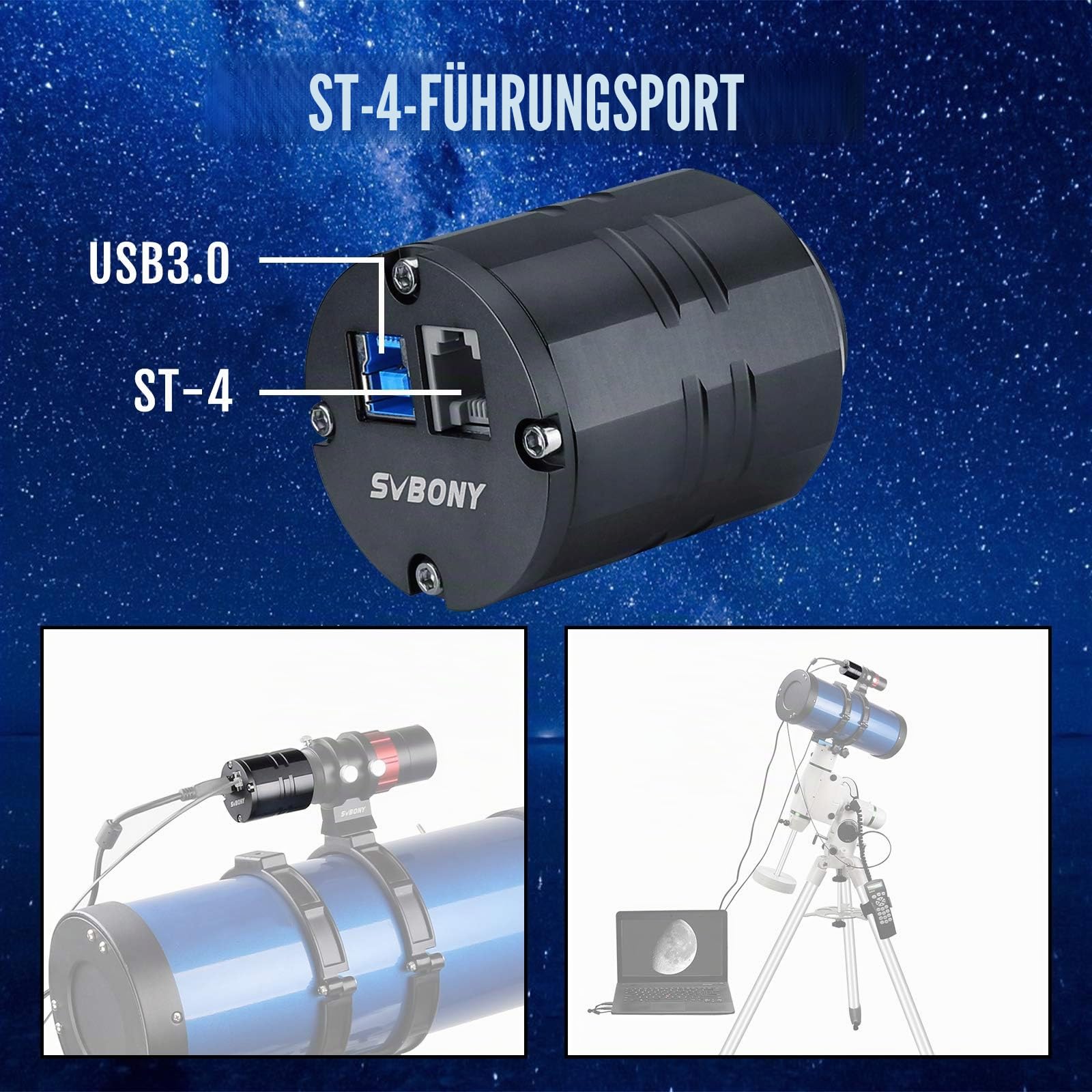 SVBONY SV305 Pro Astrokamera IMX290 USB3.0 Guiding