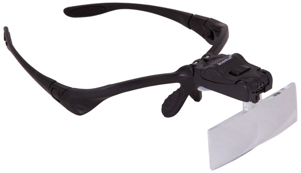 Levenhuk Zeno Vizor G3 Lupenbrille LED 1x-3,5x 5 Linsen