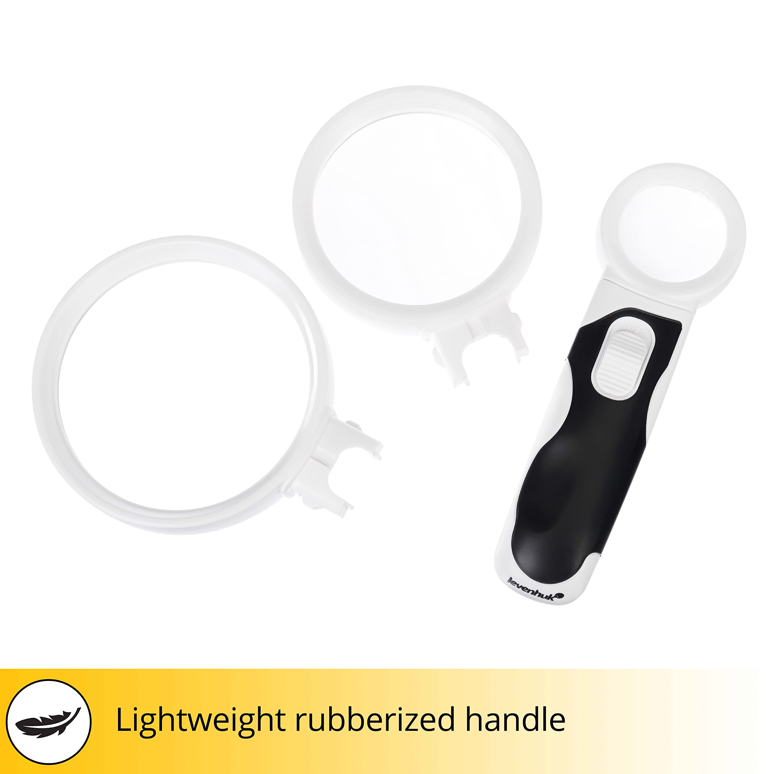 Levenhuk Zeno Multi ML15 Lupenset 2x/5x/16x LED weiß