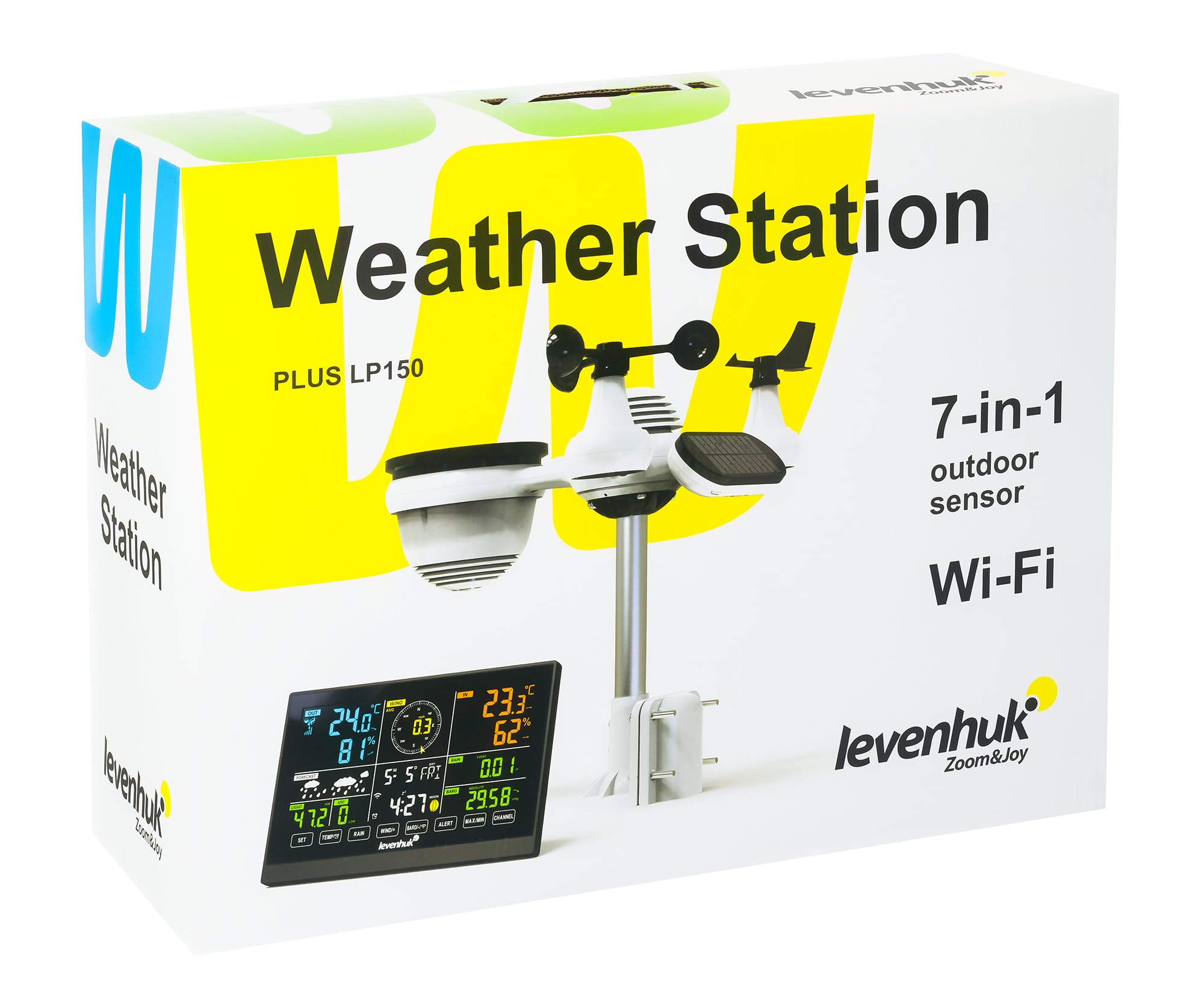 Levenhuk Wezzer PLUS LP150 9-in-1 Wetterstation mit UV-Sensor