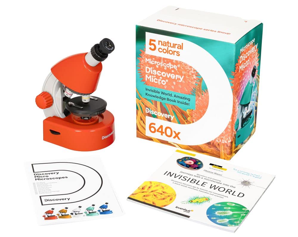 Levenhuk Discovery Micro Terra Mikroskop 40-640x Kinder