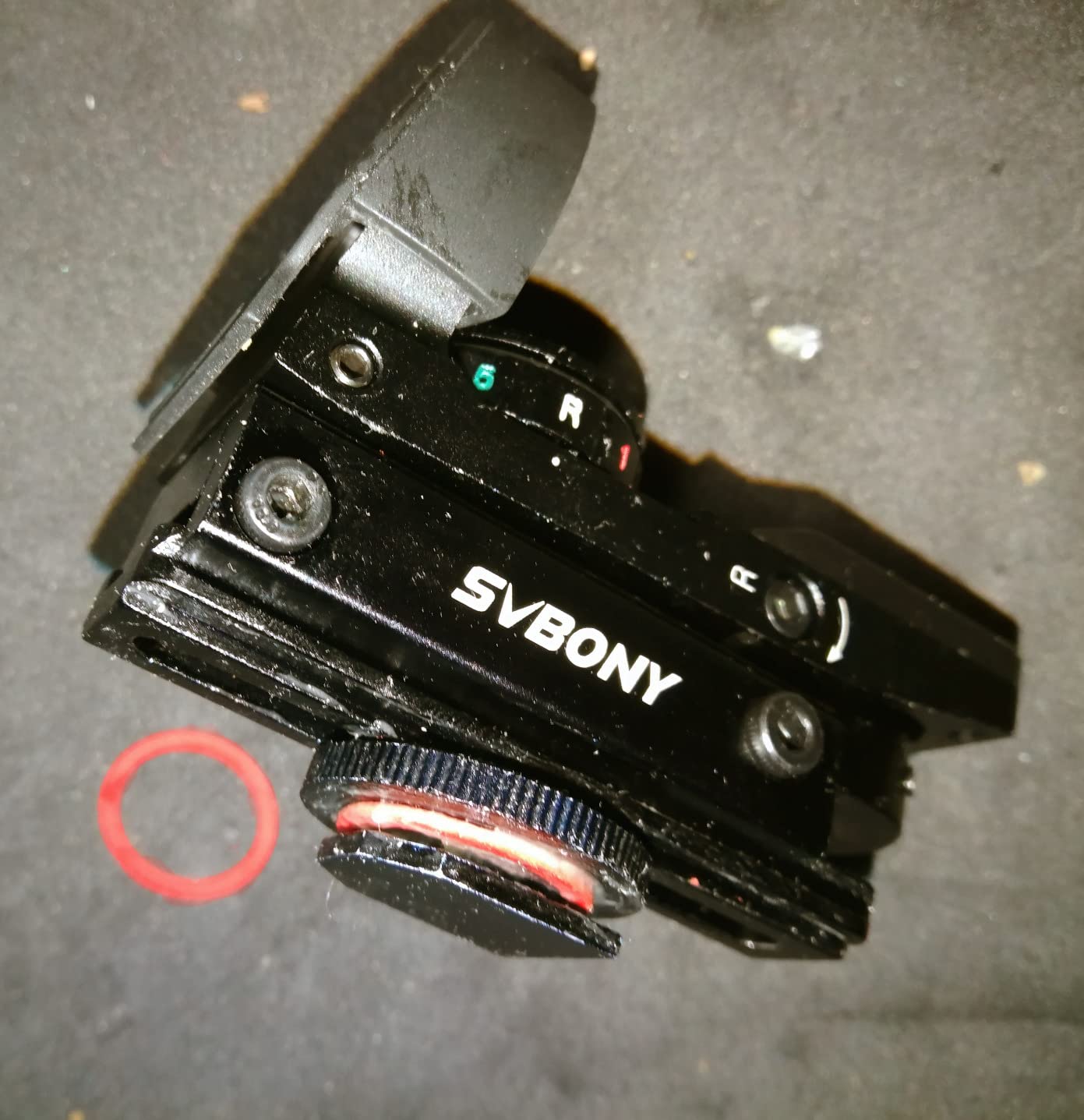 SVBONY Red Dot Visier 20/22mm Reflexvisier Metall 4 Absehen