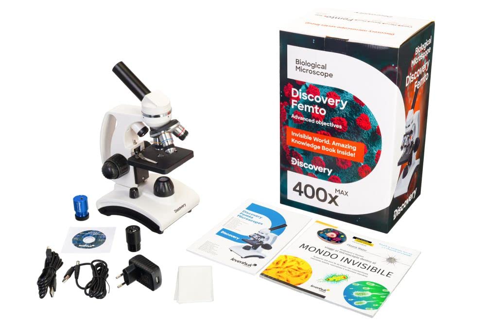 Levenhuk Discovery Femto Polar Digitalmikroskop 40-400x 3 MP