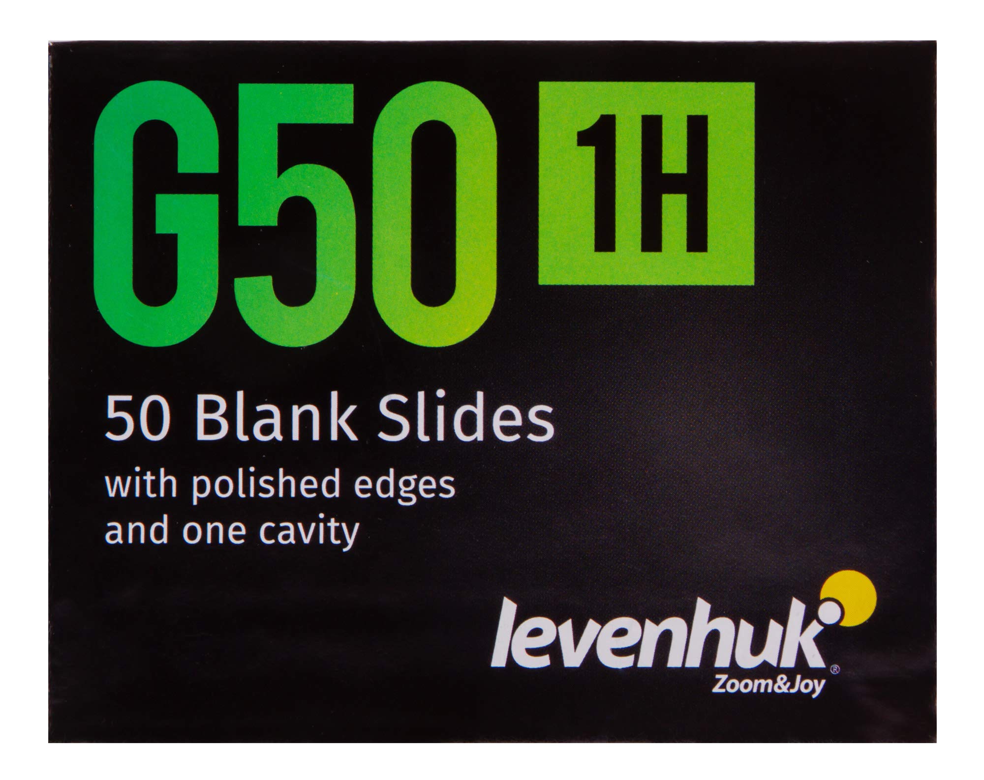 Levenhuk G50 Objektträger Hohlschliff 50 Stück 76x25 mm