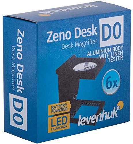 Levenhuk Zeno Desk D0 Tischlupe 6x LED 30 mm klappbar