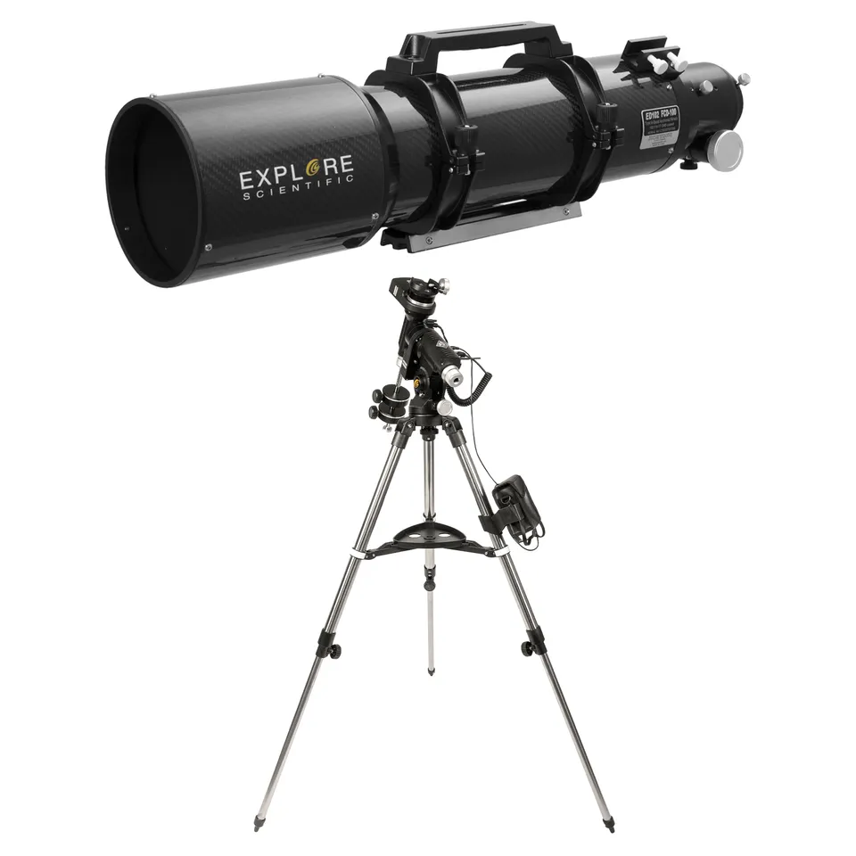 Explore Scientific ED102-FCD100 Triplet Teleskop + iEXOS-100 Bundle