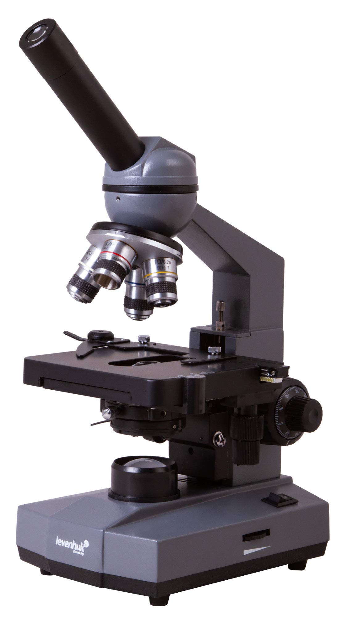 Levenhuk 320 Base Labormikroskop 40-1000x Halogen monokular