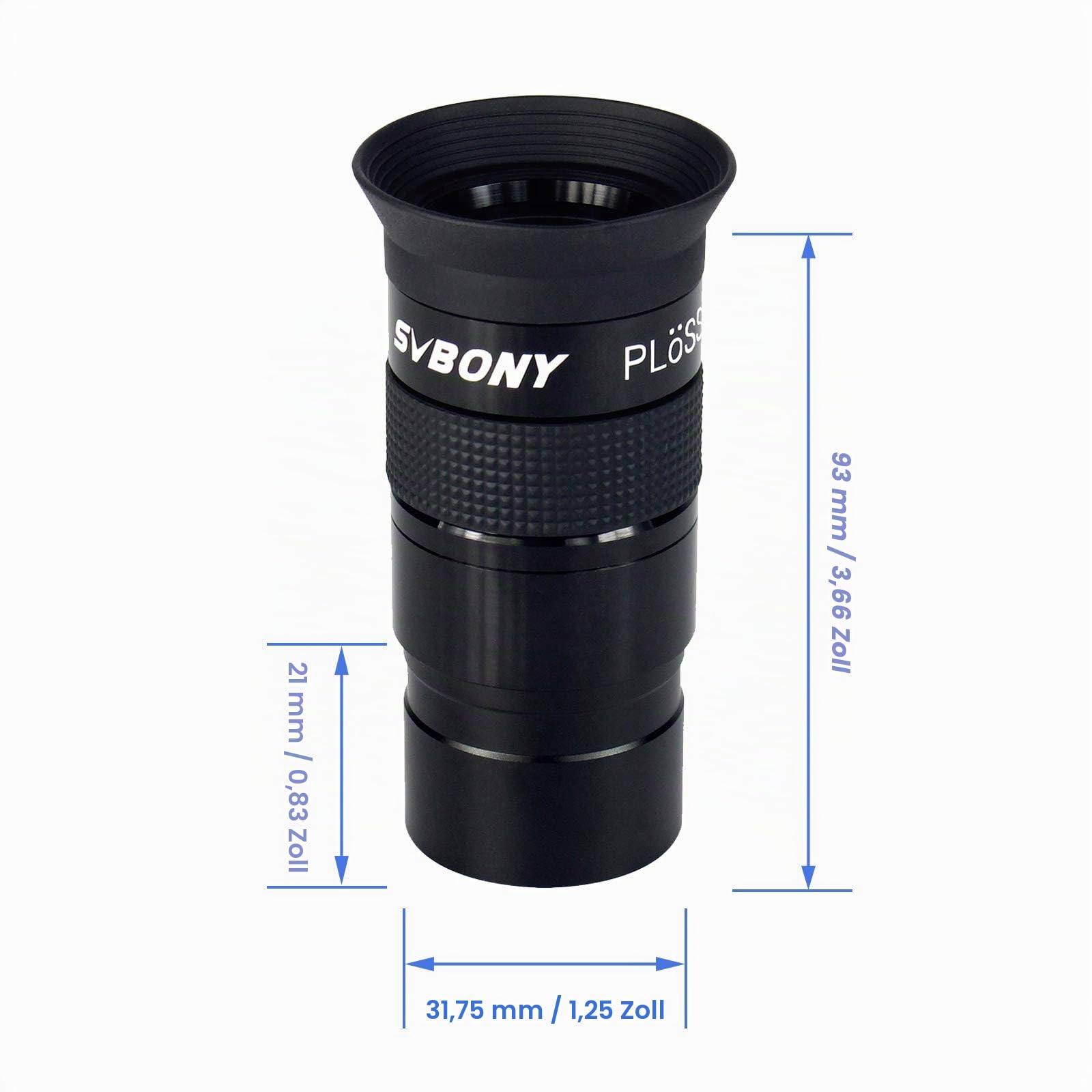 SVBONY Plössl Okular 40mm 1,25" 40° FMC Metall