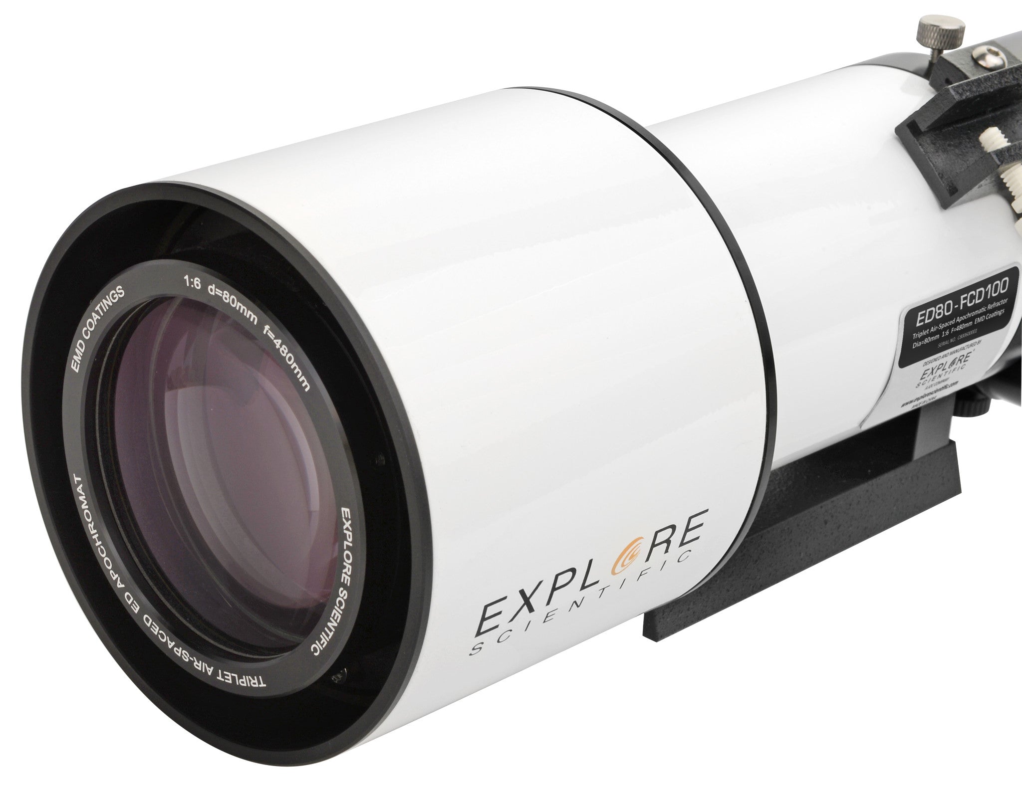 Explore Scientific ED80 FCD100 Apo Refraktor f/6 mit Flattener