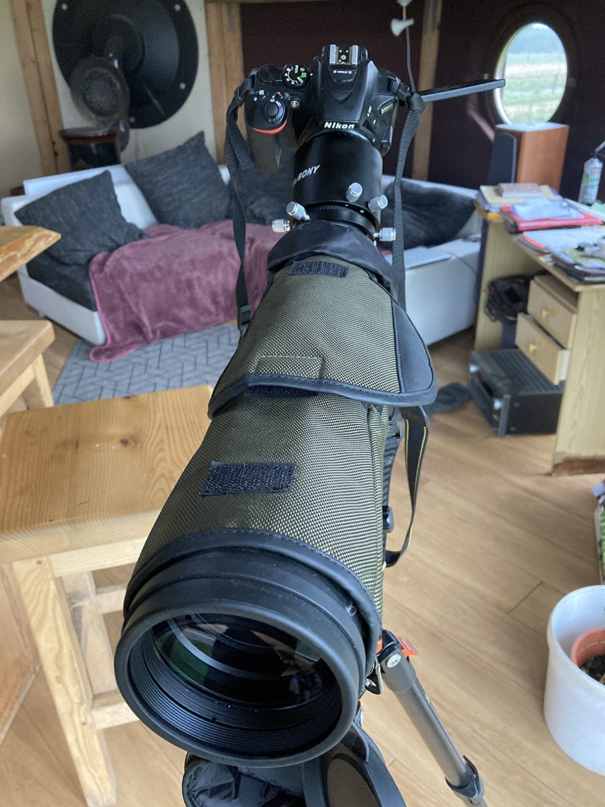 SVBONY SV123 Spektiv-Kameraadapter T2 Nikon verstellbar