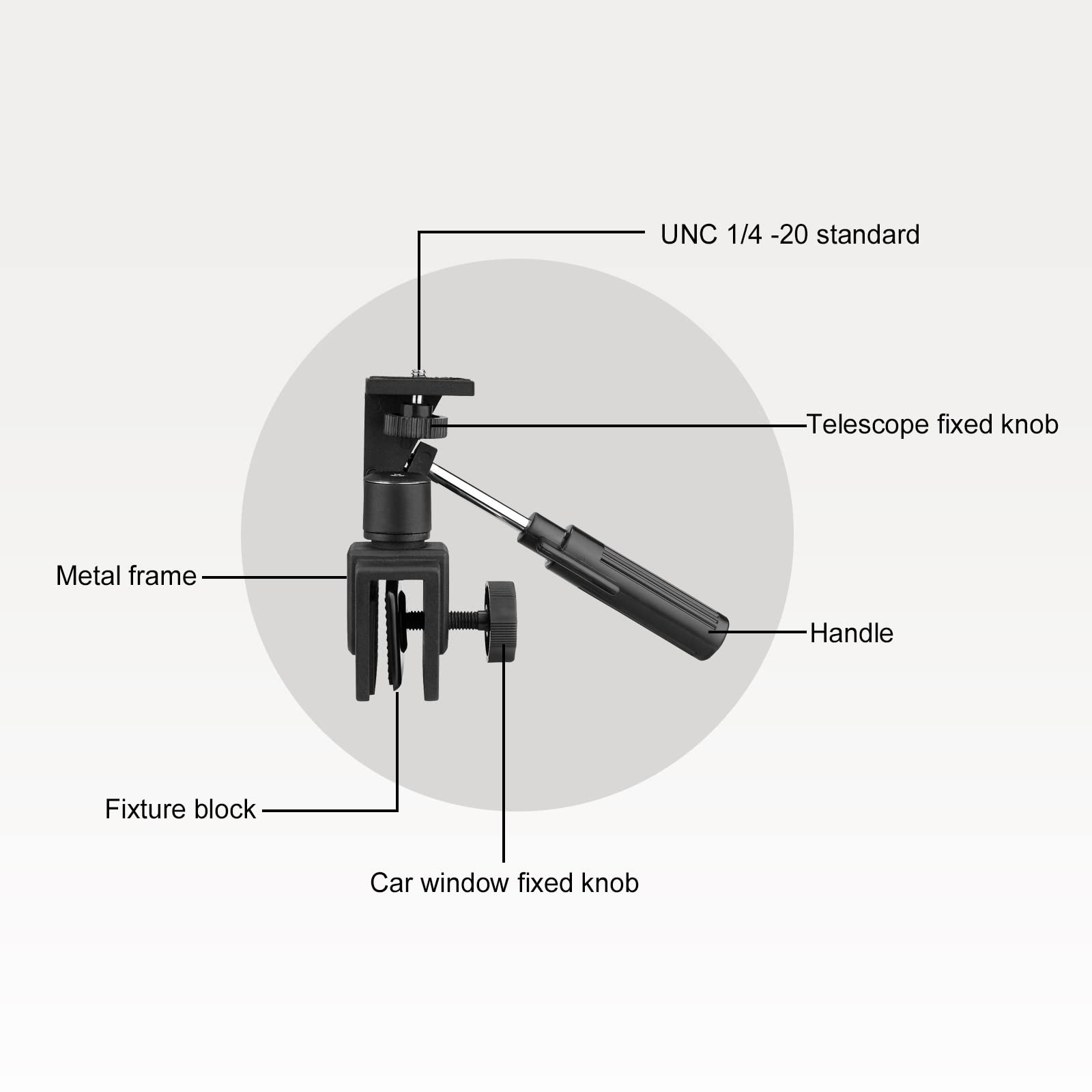 SVBONY SV126 Autofenster Stativ Halterung 1/4 Zoll