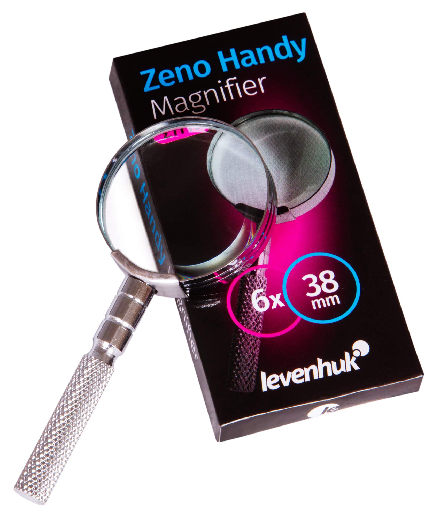 Levenhuk Zeno Handy ZH15 Handleselupe Glas 6x 38 mm
