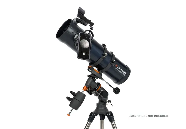 Celestron AstroMaster 130EQ Newton-Teleskop 130mm mit Handyadapter