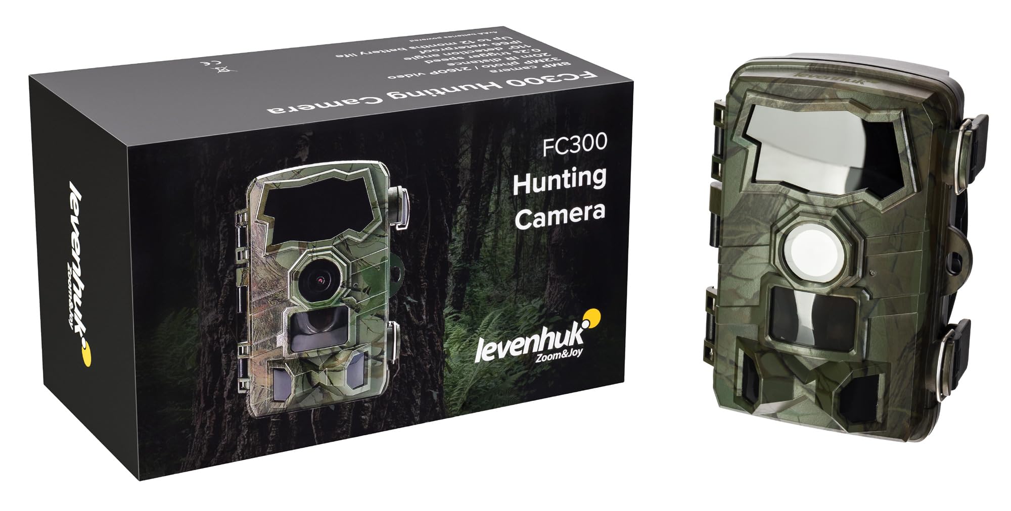 Levenhuk FC300 Wildkamera 8 MP Nachtsicht 110° mit 32 GB