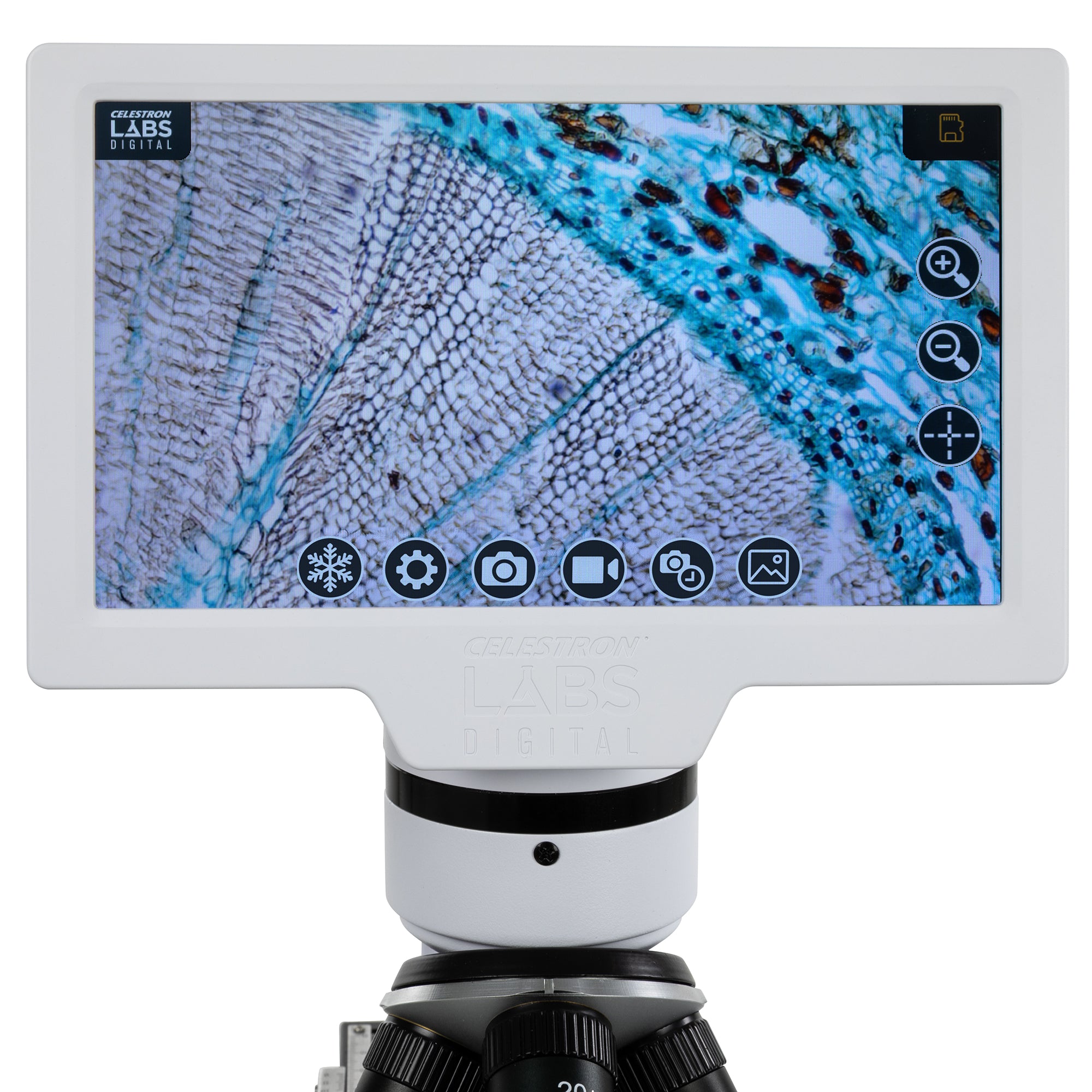 Celestron Labs Digital 7 Zoll LCD-Mikroskop 8MP 40x-400x