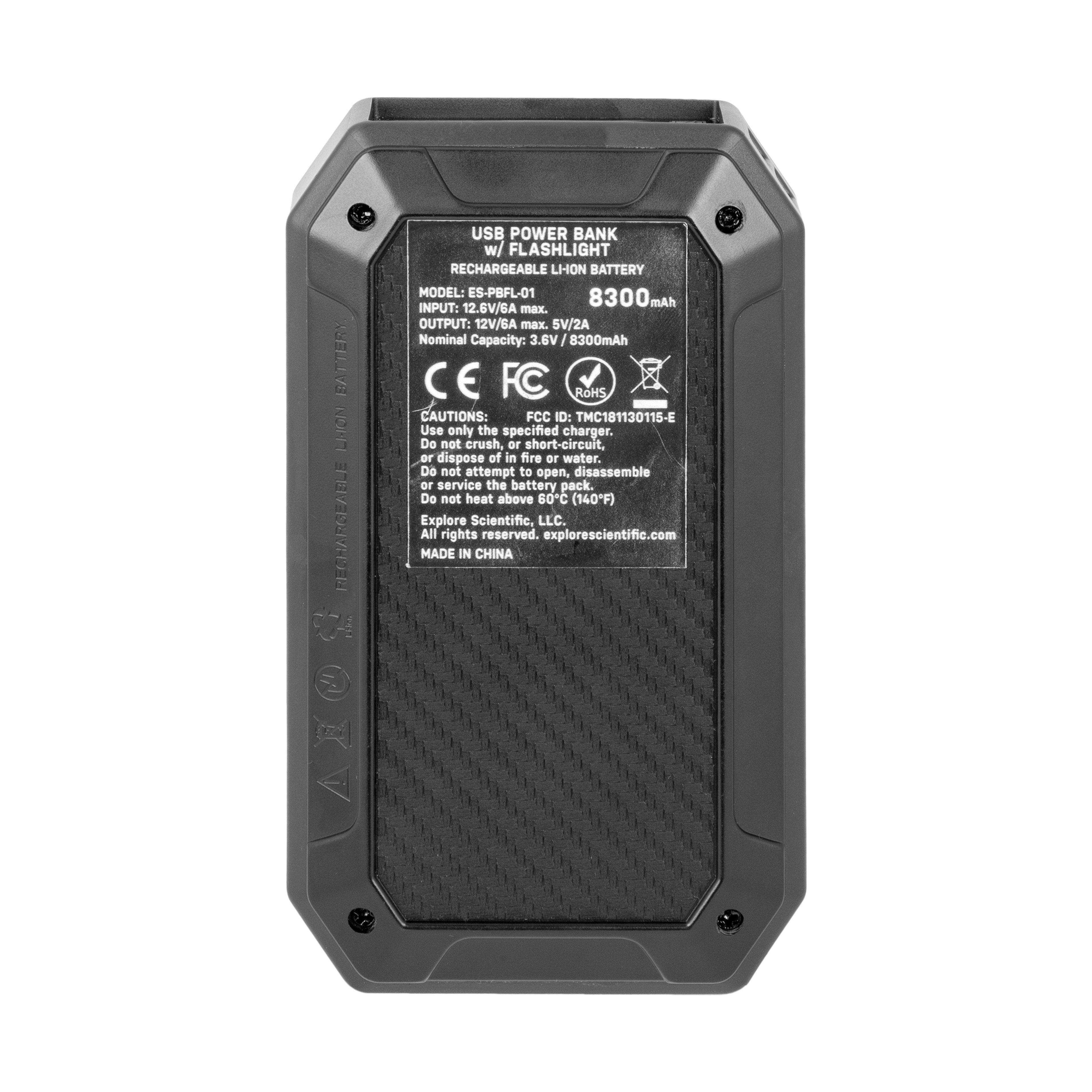 Explore Scientific USB-Powerbank 8300mAh Rotlicht 12V Montierung